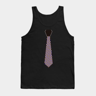 Oh my eyes... Nice tie. Tank Top